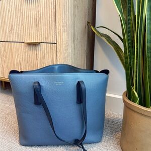 Kate Spade Blue Leather Tote